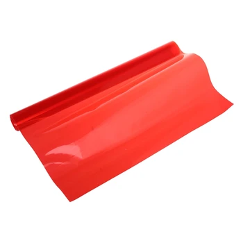 Красный автомобильный задний противотуманный головной свет, защитная пленка для фар 30x60 см