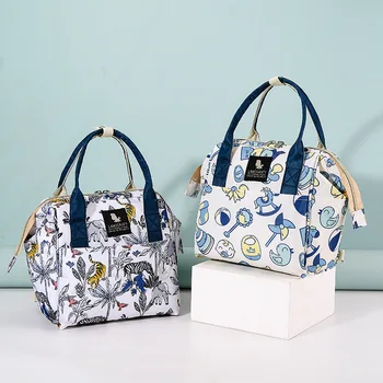 Портативная сумка для мамы с мультяшным принтом, многофункциональная новая сумка для мамы, модная легкая сумка для хранения принадлежностей для мамы и ребенка